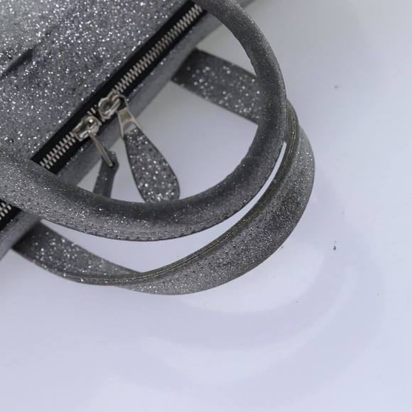 BALENCIAGA Triangle Duffle XS Hand Bag Leather 2way Silver 531048 Auth 74610 - Picture 7 of 16